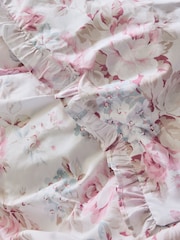 Shabby Chic by Rachel Ashwell® Cluster Floral Petite Ruffle Duvet Cover and Pillowcase Set - Image 4 of 5