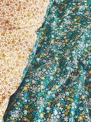 FatFace Blue Ditsy Floral Bows Duvet Cover and Pillowcase Set - Image 4 of 7