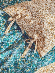 FatFace Blue Ditsy Floral Bows Duvet Cover and Pillowcase Set - Image 5 of 7