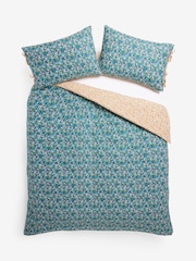 FatFace Blue Ditsy Floral Bows Duvet Cover and Pillowcase Set - Image 6 of 7