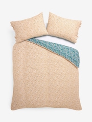 FatFace Blue Ditsy Floral Bows Duvet Cover and Pillowcase Set - Image 7 of 7