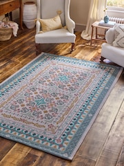 FatFace Multi Tile Print Washable Rug - Image 1 of 5