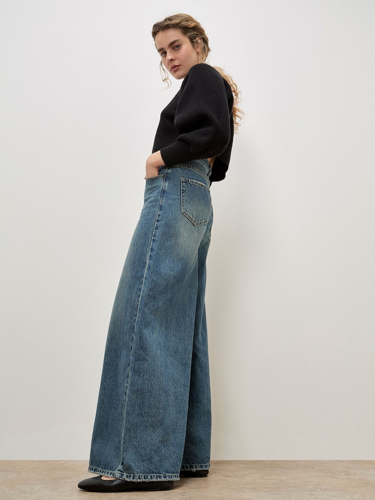 Apricot Blue Zoe Palazzo Jeans - Image 1 of 6 Apricot Blue Zoe Palazzo Jeans - Image 1 of 6