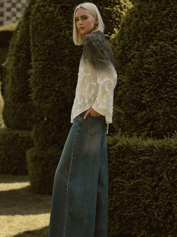 Apricot Blue Zoe Palazzo Jeans - Image 6 of 6 Apricot Blue Zoe Palazzo Jeans - Image 6 of 6