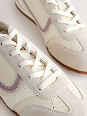 self. White Slim Trainers - Image 10 of 11