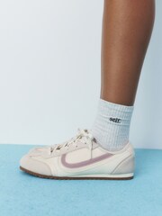 self. White Slim Trainers - Image 5 of 11