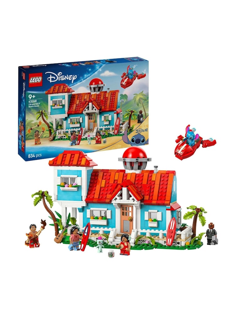 LEGO Disney Lilo and Stitch Beach House Building Toy 43268 - Image 1 of 8