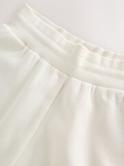 self. Ecru Shorts - Image 4 of 4