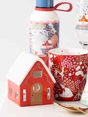 Cath Kidston Red Christmas Journey Tealight Holder - Image 1 of 6
