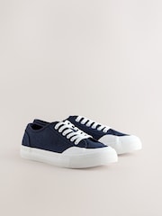Navy Forever Comfort® Canvas Baseball Trainers - Image 3 of 5