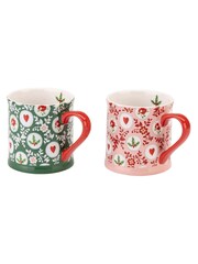 Cath Kidston Multi Holly Spots Mollie Mugs Set Of 2 - Image 3 of 7