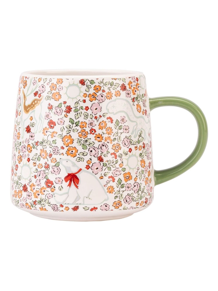 Cath Kidston Neutral Christmas Animal Ditsy Billie Mug - Image 1 of 3 Cath Kidston Neutral Christmas Animal Ditsy Billie Mug - Image 1 of 3