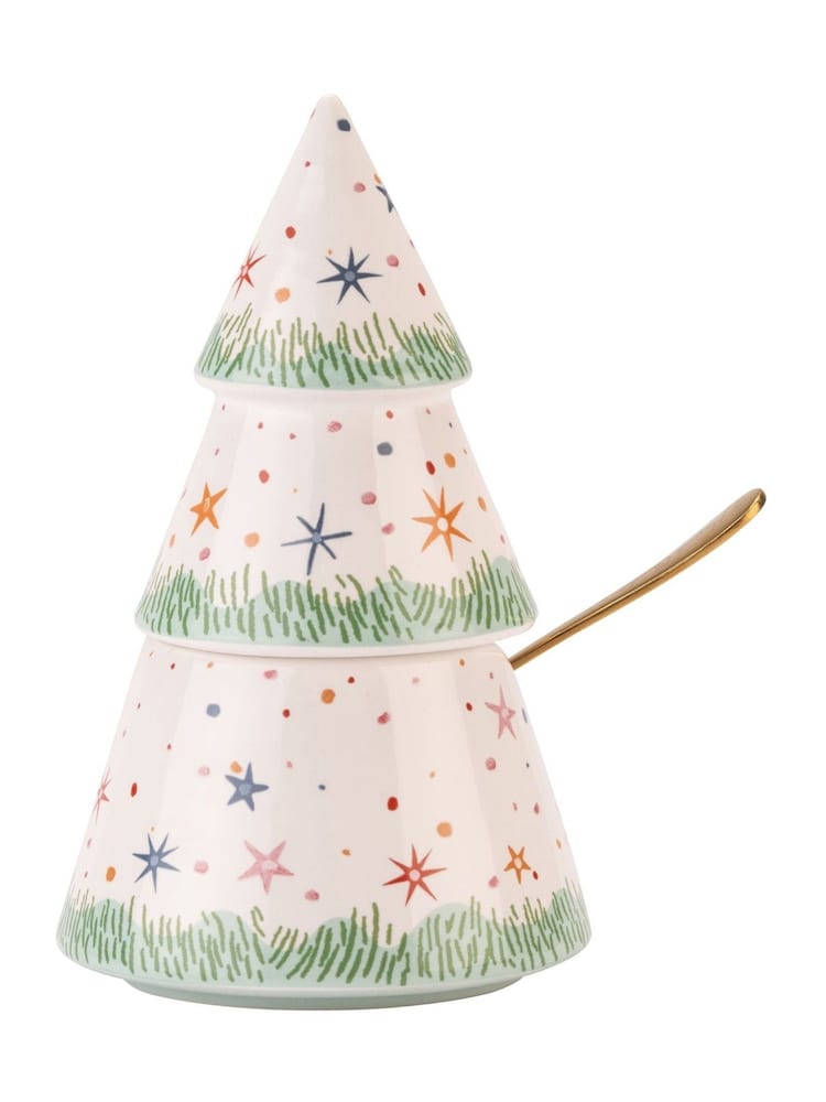 Cath Kidston Green Christmas Tree Condiment Pot - Image 2 of 4 Cath Kidston Green Christmas Tree Condiment Pot - Image 2 of 4