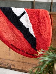 Rockett St George Red Lips 100% Cotton Bath Mat - Image 5 of 6
