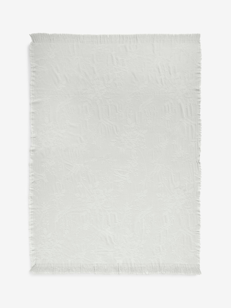 Shabby Chic by Rachel Ashwell® Sage Green Bird Chinoiserie Viscose Throw - Image 1 of 3