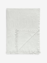 Shabby Chic by Rachel Ashwell® Sage Green Bird Chinoiserie Viscose Throw - Image 5 of 6