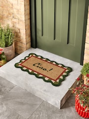 Lia Gold x Next Green Ciao Slogan Door Mat - Image 2 of 6