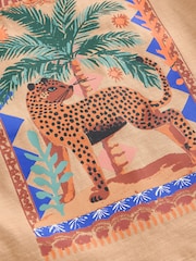 Tan Cheetah Havana Sunset Short Sleeve Back Print T-Shirt (3mths-7yrs) - Image 7 of 7