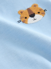 Light Blue Tiger Short Sleeve Small Graphic T-Shirt (3mths-7yrs) - Image 6 of 7
