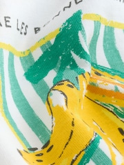 White Bananas Short Sleeve Back Print T-Shirt (3mths-7yrs) - Image 4 of 4