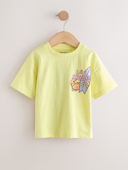 Yellow LA Surf - ছোট হাতা গ্রাফিক টি-শার্ট 3 প্যাক (3মাস-7বছর) - 7এর মধ্যে 2 ছবি