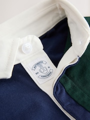 Red/Blue/Green Colourblock Short Sleeve Polo Shirt and Shorts Set (3mths-7yrs) - Image 9 of 9