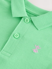Bright Green Short Sleeve Polo Shirt (3mths-7yrs) - Image 4 of 4