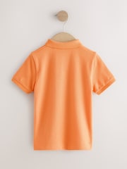 Bright Orange Short Sleeve Polo Shirt (3mths-7yrs) - Image 2 of 4