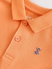 Bright Orange Short Sleeve Polo Shirt (3mths-7yrs) - Image 4 of 4