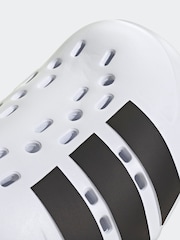 adidas White Adilette Sandals - Image 8 of 9