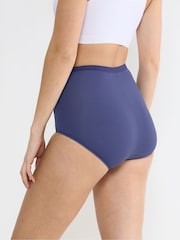 Sloggi Blue Basic+ Maxi Briefs 3 Pack - Image 4 of 4
