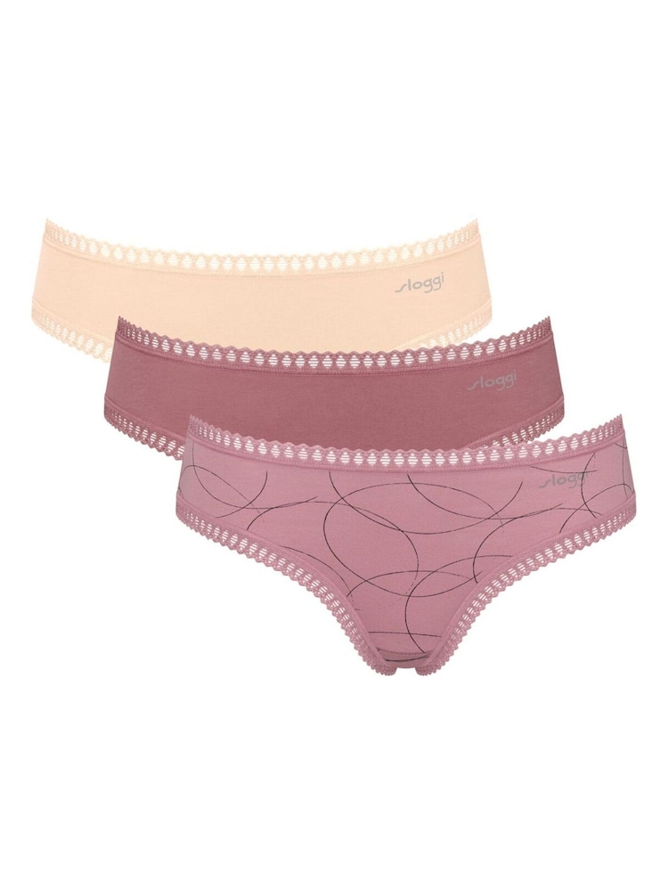 Sloggi GO Crush Hipsters 3 Pack - Image 1 of 10 Sloggi GO Crush Hipsters 3 Pack - Image 1 of 10