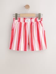红色/粉色条纹 - 纹理短裤（3-16岁） - 7的图像4｝