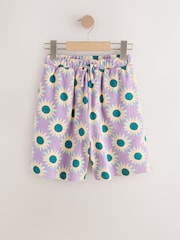 Purple Sun Oversized Shorts (3-16yrs) - Image 1 of 4