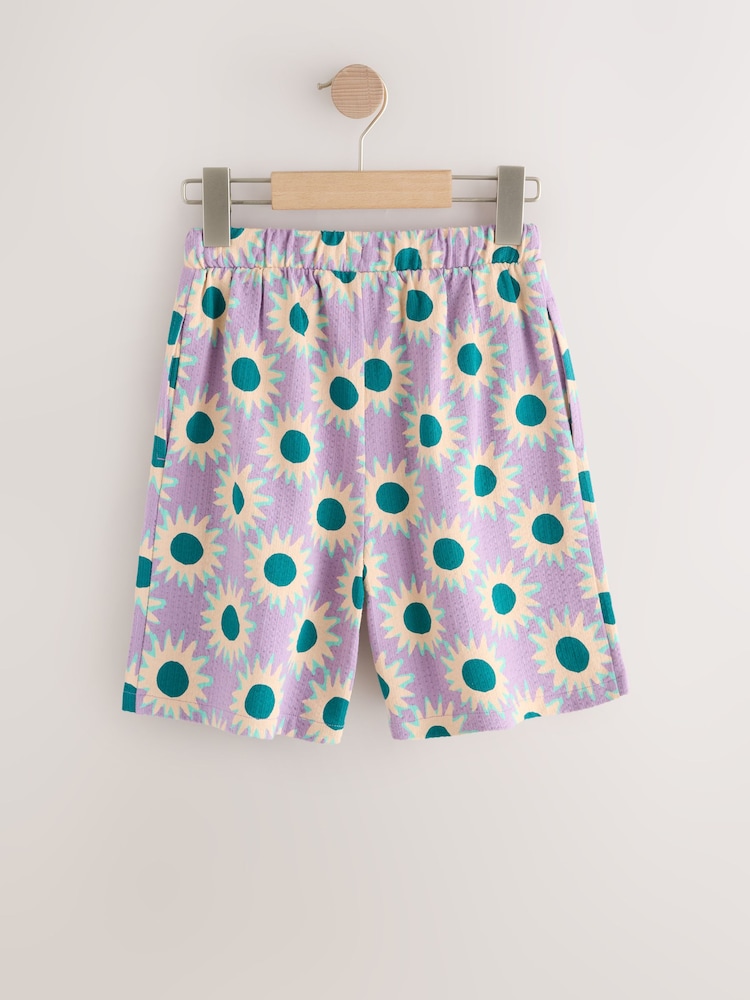 Purple Sun Oversized Shorts (3-16yrs) - Image 2 of 4