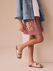 Maro Rugină - Crochet Pocket Shorts (3-16yrs) - Imaginea 1 din 4