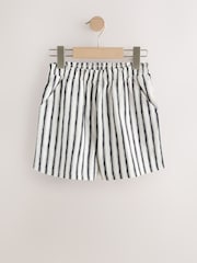 Blue/Pink Stripe Textured Shorts (3-16yrs) - Image 5 of 7