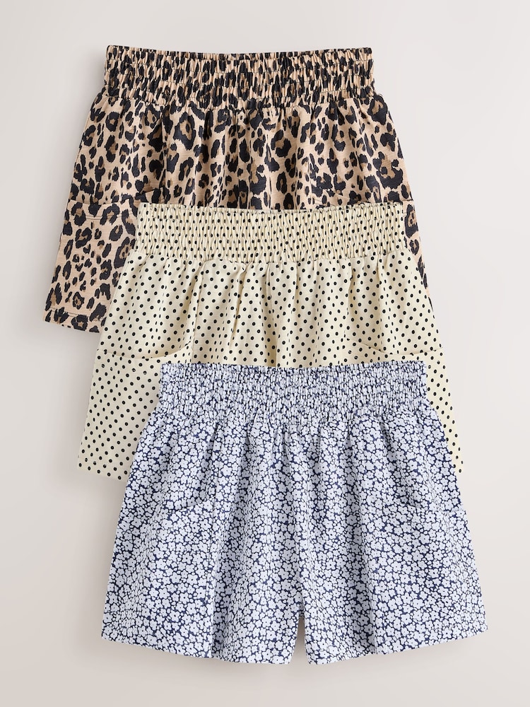 Animal/Ditsy/Spot Throw On Holiday Shorts (3-16yrs) - Image 1 of 7