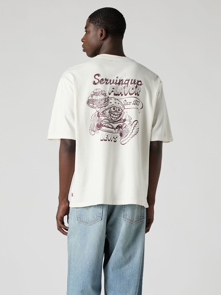 Levi's® Egret Half Sleeve Graphic Pocket LSE Flavor T-Shirt - Image 2 of 6
