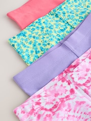 Hibiscus roz/violet - Jambiere decupate (3-16ani) - Imaginea 7 din 8