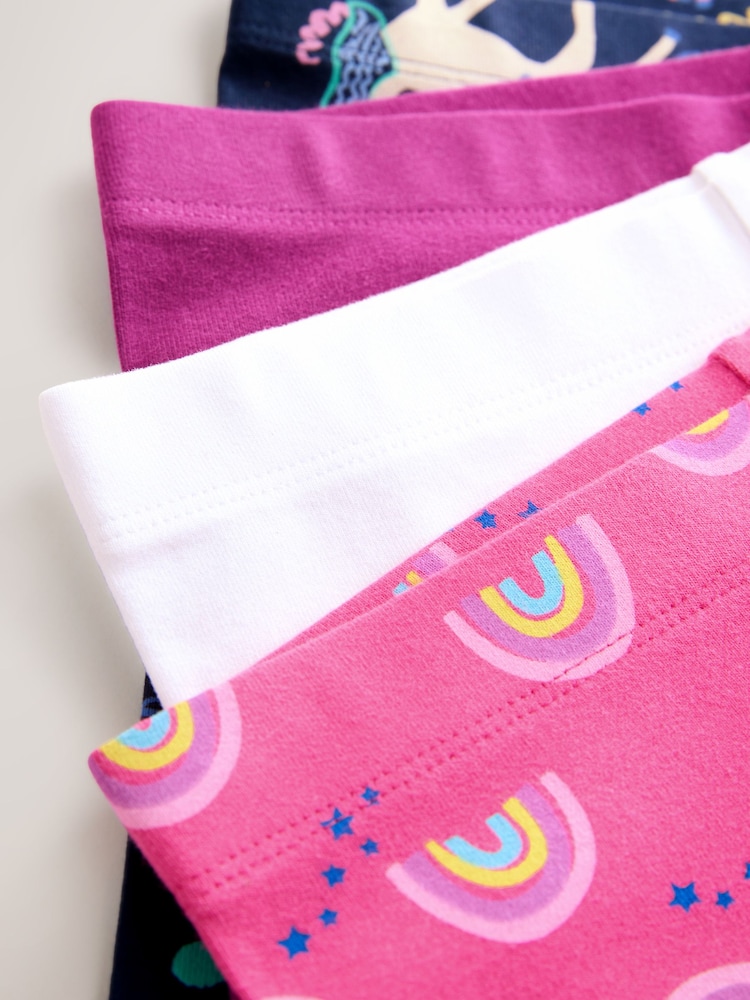 Unicorn roz/curcubeu - Jambiere decupate (3-16ani) - Imaginea 8 din 8
