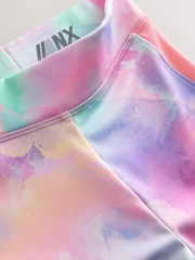Pink/Lilac Abstract Sport Leggings (3-16yrs) - Image 3 of 4