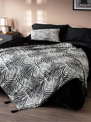 Rockett St George Dirty Zebra Printed Velvet Throw - Image 2 of 7