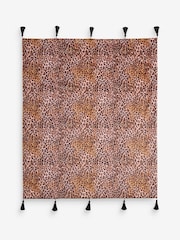 Rockett St George Leopard Love Printed Velvet Throw - Image 7 of 8