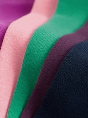 Pink/Stripe/Purple - حزمة 5 شورتات (3-16سنوات) - صورة 8 من 9