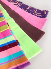 Stripe/Tropical/Bright - Pacote 5 de shorts de ciclismo (3-16anos) - Imagem 8 de 9