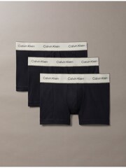 Calvin Klein Black 3 Pack Trunks Heritage Cotton Stretch - Image 1 of 6