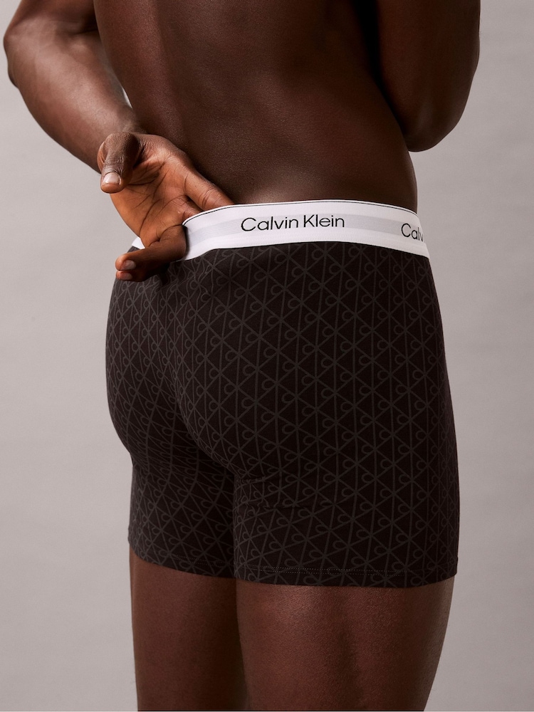 Calvin Klein 3 Pack Boxer Briefs Icon Cotton Stretch - Imagen 7 de 7