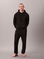 Calvin Klein Black Cotton Terry Blend Lounge Joggers - Image 1 of 6