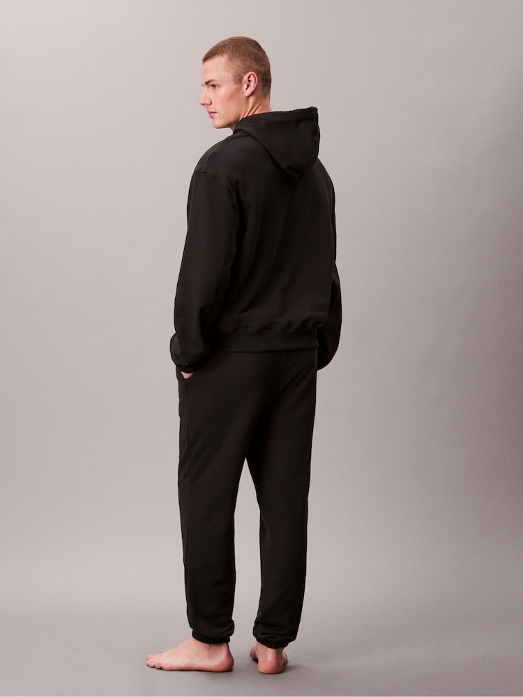 Calvin Klein Black Cotton Terry Blend Lounge Joggers - Image 2 of 6